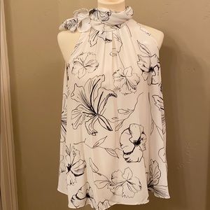 DVF silk top